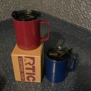 2 RTIC COFFEE CUPS!! EXCELLENT CONDITION